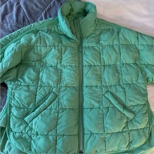 FP Movement by Free People Green Puffer Jacket